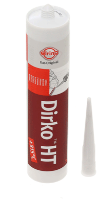 Afdichtingsmiddel, lijn: DIRKO, capaciteit: 0,31l, temperatuurbereik: -60/315°C, silicone, red, patroon, Bestand tegen UV-stralen, bevat geen oplosmiddel, flexibel, duurzaam