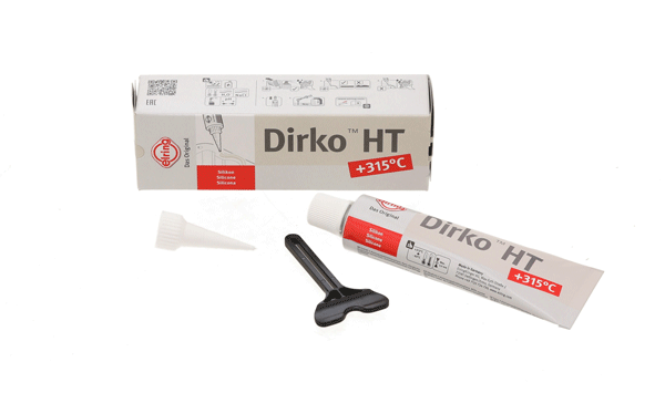 Afdichtingsmiddel, afdichtingsmiddel, lijn: DIRKO, capaciteit: 0,07l, temperatuurbereik: -60/315°C, silicone, buis, Bestand tegen UV-stralen, bevat geen oplosmiddel, flexibel, duurzaam