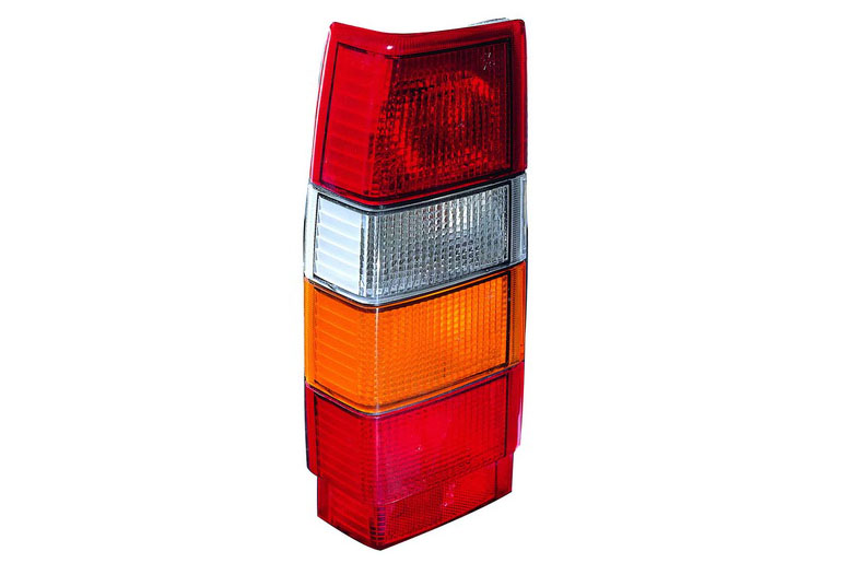 Achterlicht Links (kleur indicator geel, kleur van het glas red) past: VOLVO 740/760/780, 940/960, 940/960 II Stationwagon 08.81-10.98