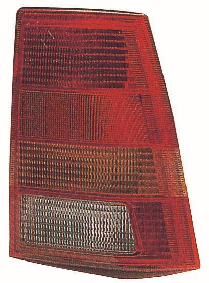 Achterlicht Links (kleur indicator oranje, kleur van het glas red) past: OPEL KADETT E 4D 08.84-07.94