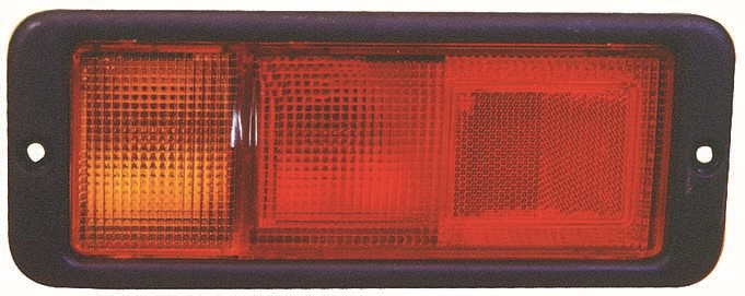 Achterlicht Links (P21/5W/P21W, kleur indicator oranje, kleur van het glas red) past: MITSUBISHI PAJERO II Off-road 12.90-04.00