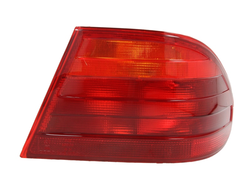 Achterlicht Rechts (extern, P21/4W/P21W/R5W, kleur indicator red, kleur van het glas red) past: MERCEDES E-KLASA W210 Saloon 4D 06.95-03.03