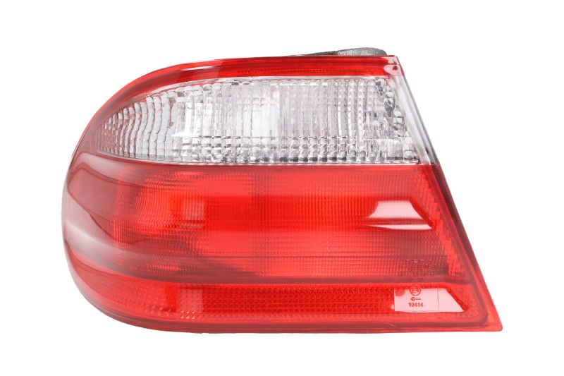 Achterlicht Links (extern, P21/4W/P21W/R5W, kleur indicator wit, kleur van het glas red) past: MERCEDES E-KLASA W210 Saloon 06.95-03.03
