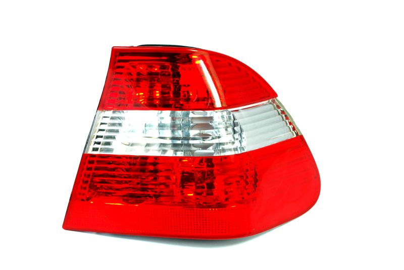 Achterlicht Rechts (extern, P21/5W/P21W, kleur indicator wit, kleur van het glas red) past: BMW 3 E46 Saloon 4D 12.97-12.07