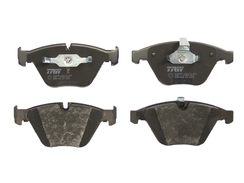 Remblokken set Voor , past: BMW 1 (E82), 3 (E90), 3 (E91), 3 (E92), 3 (E93), 5 (E60), 5 (E61), 6 (E63), 6 (E64), 7 (E65, E66, E67), X1 (E84), Z4 (E89) 2.0-6.0 07.01-08.16