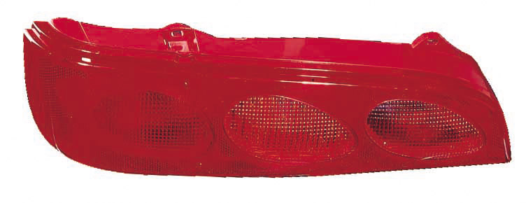 Achterlicht Links (kleur indicator red, kleur van het glas red) past: FIAT SEICENTO Hatchback 01.98-10.00
