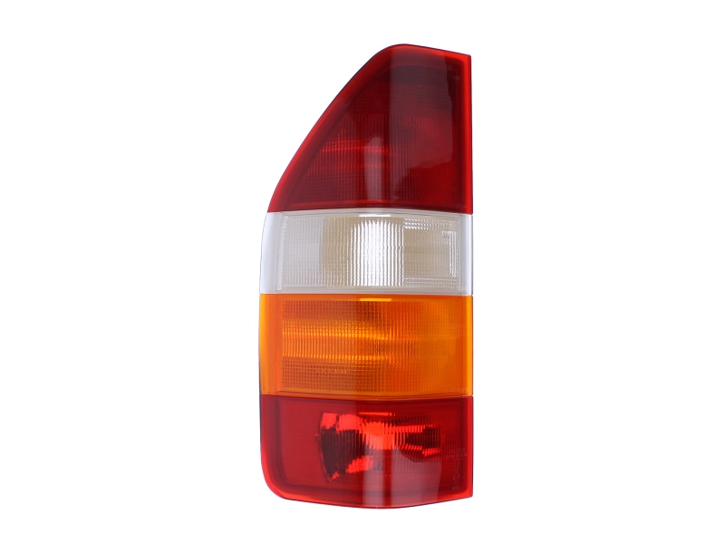 Achterlicht Links (P21/5W/P21W, kleur indicator geel, kleur van het glas red) past: MERCEDES SPRINTER 901, 902, 903, 904, 905 Bus / Chassis / Platform / Volledig lichaam 01.95-05.06