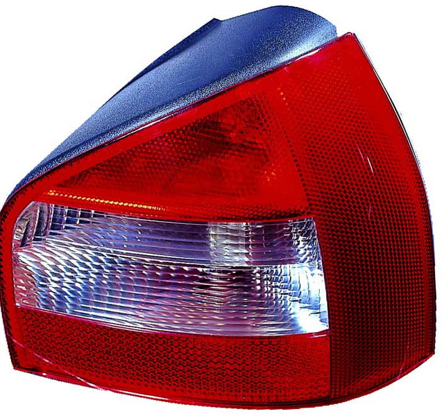 Achterlicht Rechts (extern, P21/5W/P21W, kleur indicator grijs gerookt, kleur van het glas red) past: AUDI A3 8L Hatchback 10.00-05.03