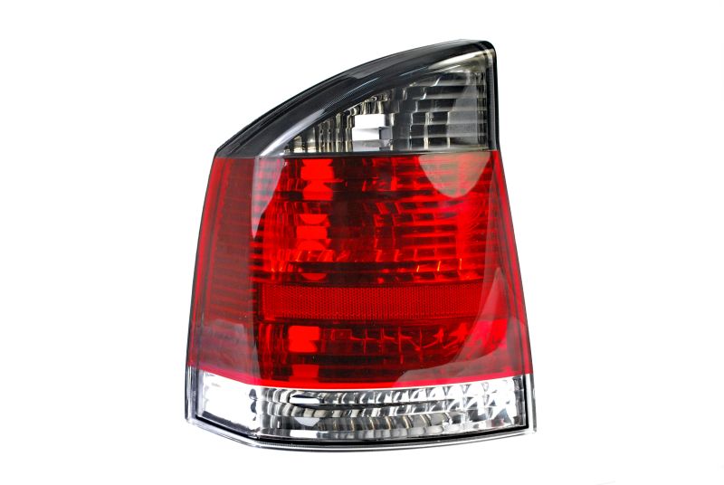 Achterlicht Links (P21W, kleur indicator grijs gerookt, kleur van het glas red) past: OPEL VECTRA C Saloon 04.02-09.08