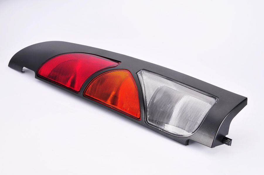 Achterlicht Rechts (P21/5W/P21W, kleur indicator geel, kleur van het glas red) past: RENAULT KANGOO I Oversize lichaam / Volledig lichaam 08.98-04.03