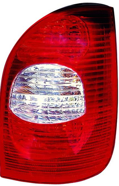 Achterlicht Rechts (P21/5W/P21W, kleur indicator grijs gerookt, kleur van het glas red) past: CITROEN XSARA PICASSO Oversize lichaam 12.99-02.04