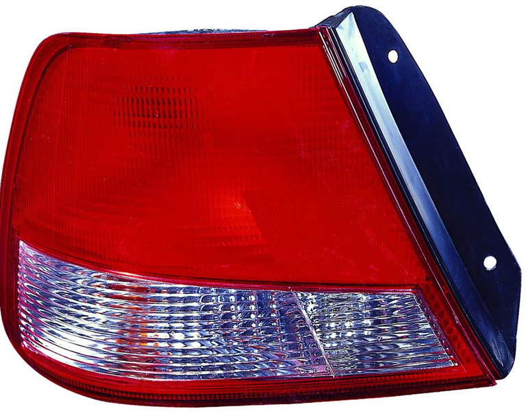 Achterlicht Rechts (P21/5W/P21W, kleur indicator wit, kleur van het glas red) past: HYUNDAI ACCENT II Saloon 4D 09.99-11.05