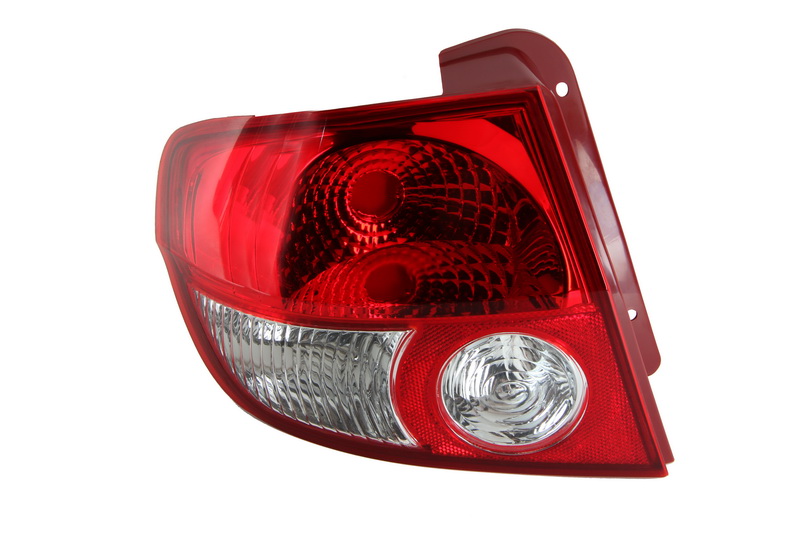 Achterlicht Links (P21/5W/P21W/W16W, kleur indicator wit, kleur van het glas red) past: HYUNDAI GETZ Hatchback 09.02-08.05