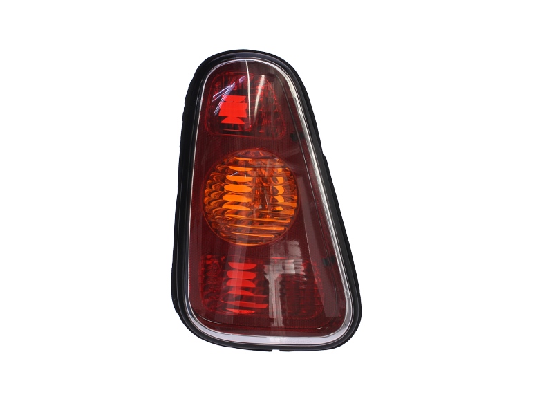 Achterlicht Links (P21/5W/P21W/W16W, kleur indicator geel, kleur van het glas red) past: MINI ONE / COOPER R50, R52, R53 Hatchback 08.04-10.06