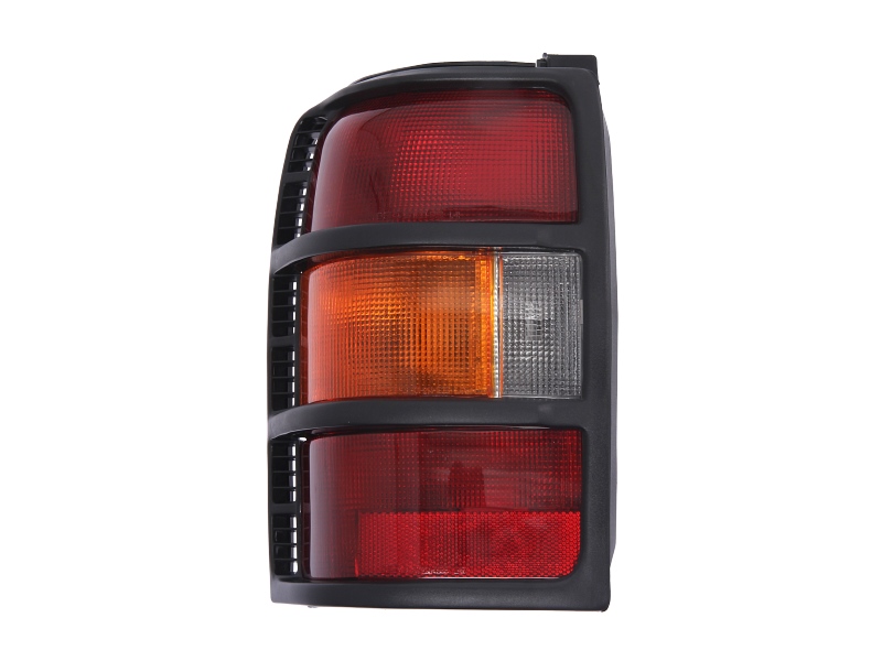 Achterlicht Links (kleur indicator oranje, kleur van het glas red, zonder ECE) past: MITSUBISHI PAJERO II Off-road 12.90-04.00