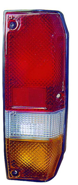 Achterlicht Rechts (kleur indicator geel, kleur van het glas red) past: TOYOTA LAND CRUISER J7 Off-road 5D 11.84-12.96