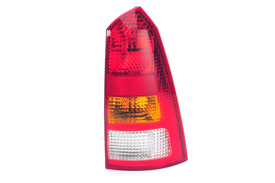 Achterlicht Rechts (P21/5W/P21W, kleur indicator geel, kleur van het glas red) past: FORD FOCUS I Stationwagon 08.98-03.05