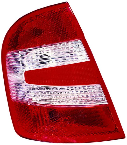 Achterlicht Links (P21/4W/P21W, kleur indicator wit, kleur van het glas red) past: SKODA FABIA I Hatchback 5D 08.04-03.08