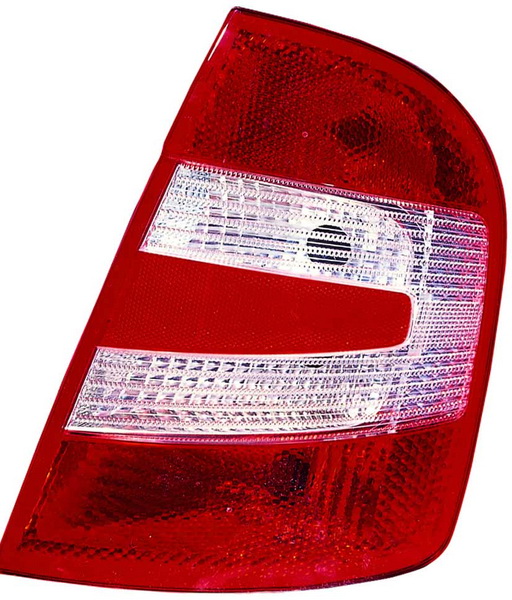 Achterlicht Rechts (P21/4W/P21W, kleur indicator wit, kleur van het glas red) past: SKODA FABIA I Hatchback 5D 08.04-03.08