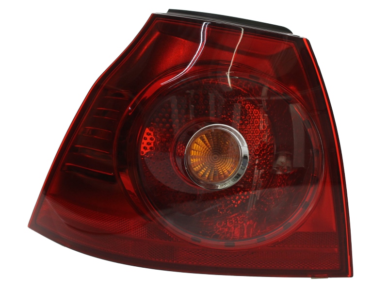Achterlicht Links (extern, H6W/P21W, kleur indicator geel, kleur van het glas red) past: VW GOLF V Hatchback 10.03-02.09