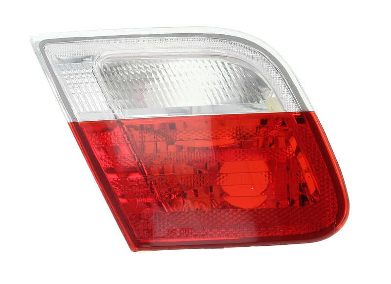Achterlicht Links (binnen, P21W, kleur indicator wit, kleur van het glas red) past: BMW 3 E46 Beker / Cabriolet 12.97-09.01