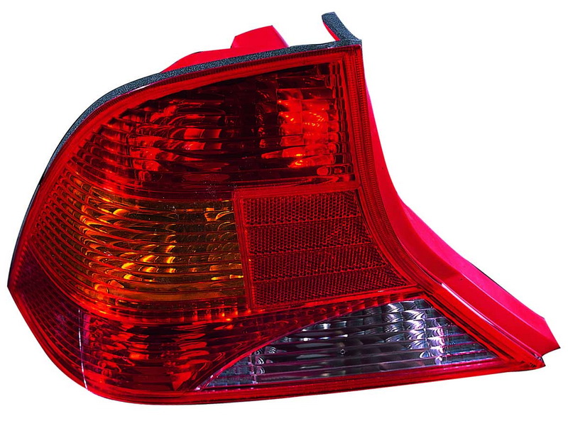 Achterlicht Rechts (P21/5W/P21W, kleur indicator geel, kleur van het glas red) past: FORD FOCUS I Saloon 4D 08.98-03.05