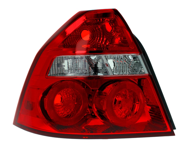 Achterlicht Links (P21/5W/P21W, kleur indicator wit, kleur van het glas red) past: CHEVROLET AVEO II Saloon 4D 04.05-04.08