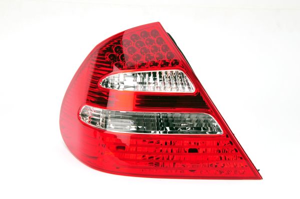 Achterlicht Links (extern, LED, kleur indicator wit, kleur van het glas red) past: MERCEDES E-KLASA W211 Saloon 03.02-04.06