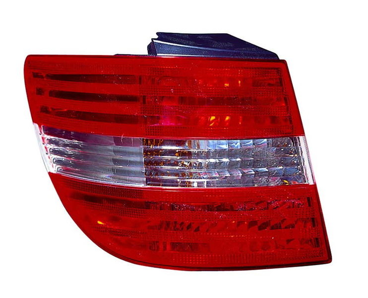 Achterlicht Links (extern, P21/5W/P21W, kleur indicator wit, kleur van het glas red) past: MERCEDES B-KLASA W245 Hatchback 03.05-11.11