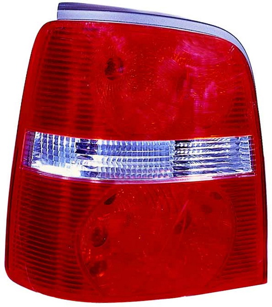 Achterlicht Links (P21W/R5W, kleur indicator wit, kleur van het glas red)