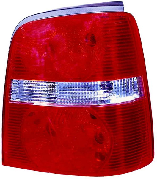 Achterlicht Rechts (P21W/R5W, kleur indicator wit, kleur van het glas red)