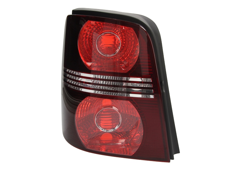 Achterlicht Links (P21W/R5W, kleur indicator wit, kleur van het glas red) past: VW TOURAN I Oversize lichaam 01.07-05.10