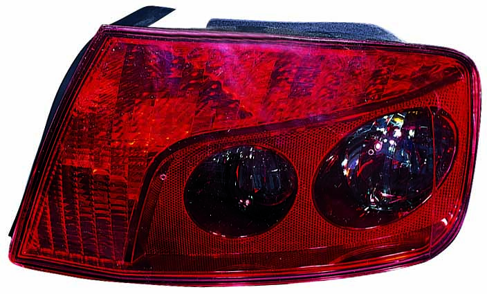 Achterlicht Rechts (P21/4W/P21W, kleur indicator grijs gerookt, kleur van het glas red) past: PEUGEOT 407 Saloon 03.04-12.11