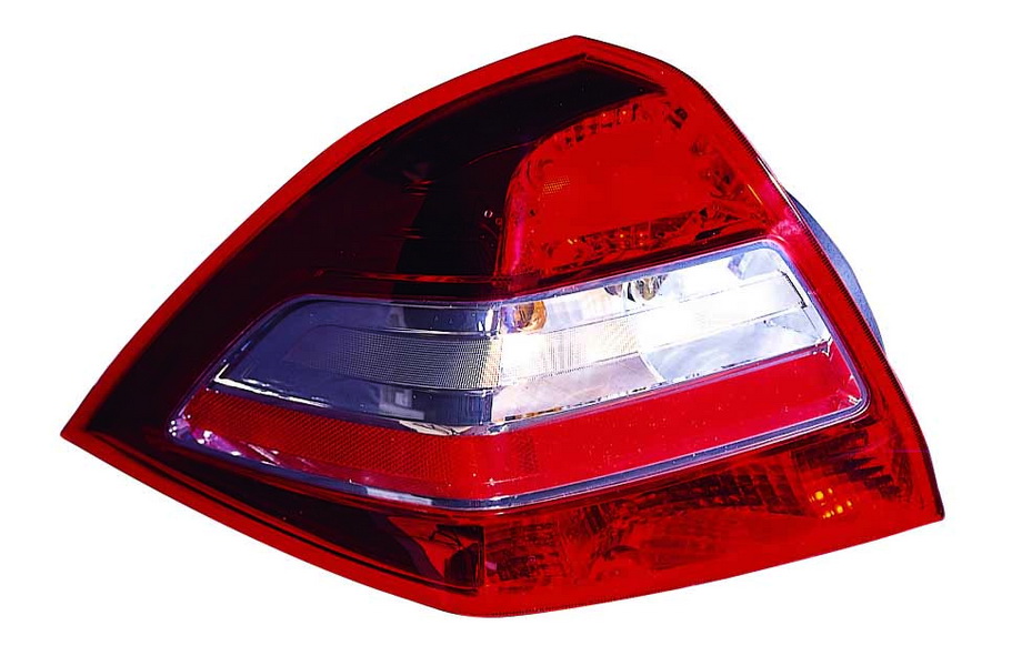 Achterlicht Links (P21/5W/P21W, kleur indicator wit, kleur van het glas red) past: RENAULT MEGANE II Saloon 4D 01.06-12.09
