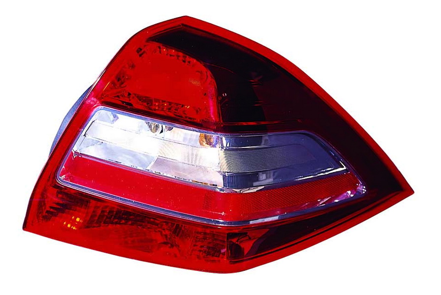 Achterlicht Rechts (P21/5W/P21W, kleur indicator wit, kleur van het glas red) past: RENAULT MEGANE II Saloon 4D 01.06-12.09