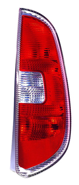 Achterlicht Rechts (P21W/W5W, kleur indicator wit, kleur van het glas red) past: SKODA ROOMSTER 03.06-12.10