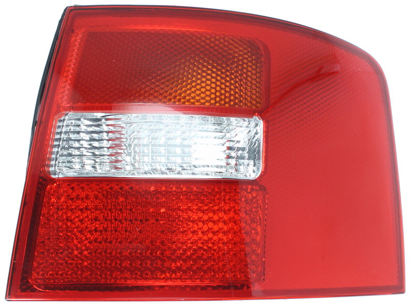 Achterlicht Rechts (P21/5W/P21W, kleur indicator wit) past: AUDI A6 C5 Stationwagon 06.01-01.05