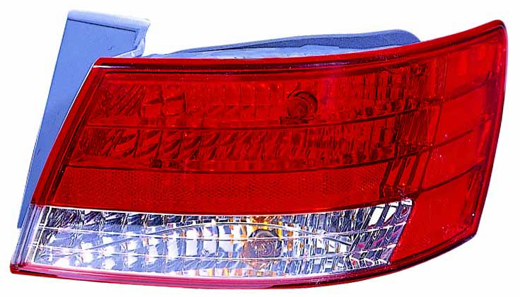 Achterlicht Rechts (extern, P21/5W/P21W, kleur indicator wit, kleur van het glas red) past: HYUNDAI SONATA V Saloon 01.05-02.08