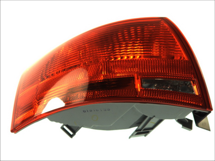 Achterlicht Links (extern, P21W, kleur indicator geel, kleur van het glas red) past: AUDI A4 B7 Stationwagon 11.04-06.08
