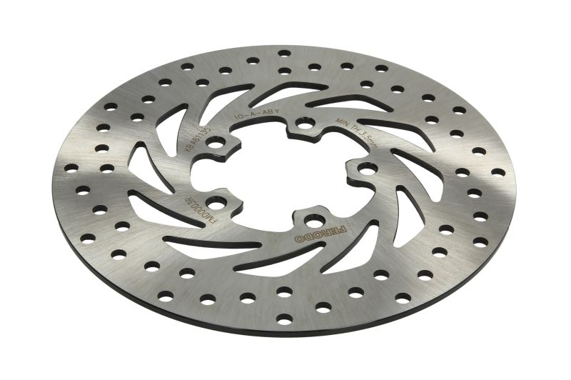 Brake disc Voor vast, 220/60x4mm 5x80mm, diameter bevestigingsgat 8,5mm, hoogte (tussenruimte) 0 past: APRILIA LEONARDO, SCARABEO 100 4T/125/125 GT/125 GT /125ST/150/150 ST/150GT/200/250 1996-2010