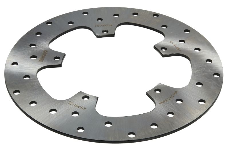 Brake disc Voor vast, 260/125x4mm 5x140mm, diameter bevestigingsgat 6,5mm, hoogte (tussenruimte) 0 past: PIAGGIO/VESPA BEVERLY, X9 125/125RST/200/250/250RST/500 2001-2010