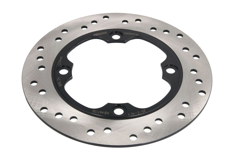 Brake disc Voor vast, 220/105,3x4mm 4x125mm, diameter bevestigingsgat 10,5mm, hoogte (tussenruimte) 0 past: HONDA DYLAN, NES, PS, SH 125/150/150i 2000-2009