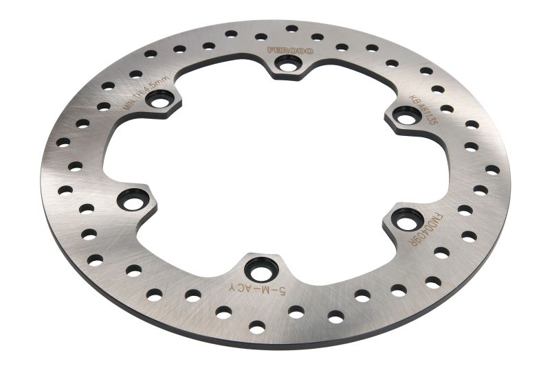 Brake disc Achter vast, 256/144,4x5mm 6x166mm, diameter bevestigingsgat 10,5mm, hoogte (tussenruimte) 0