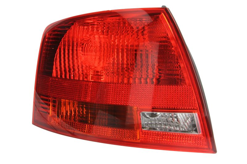 Achterlicht Links (extern, kleur indicator geel, kleur van het glas red)