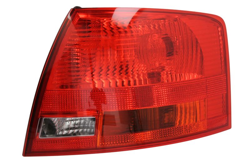 Achterlicht Rechts (extern, kleur indicator geel, kleur van het glas red) past: AUDI A4 B7 Saloon / Stationwagon 11.04-06.08