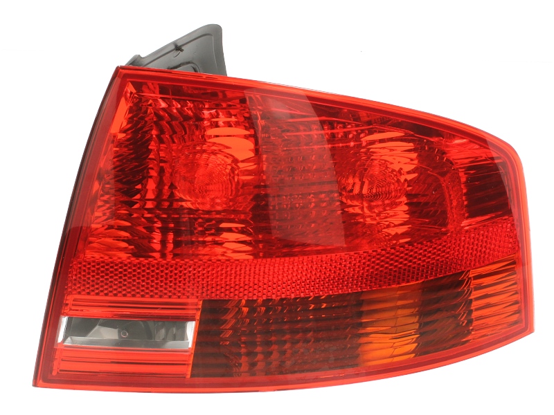 Achterlicht Rechts (extern, P21W, kleur indicator grijs gerookt, kleur van het glas red) past: AUDI A4 B7 Saloon 11.04-06.08