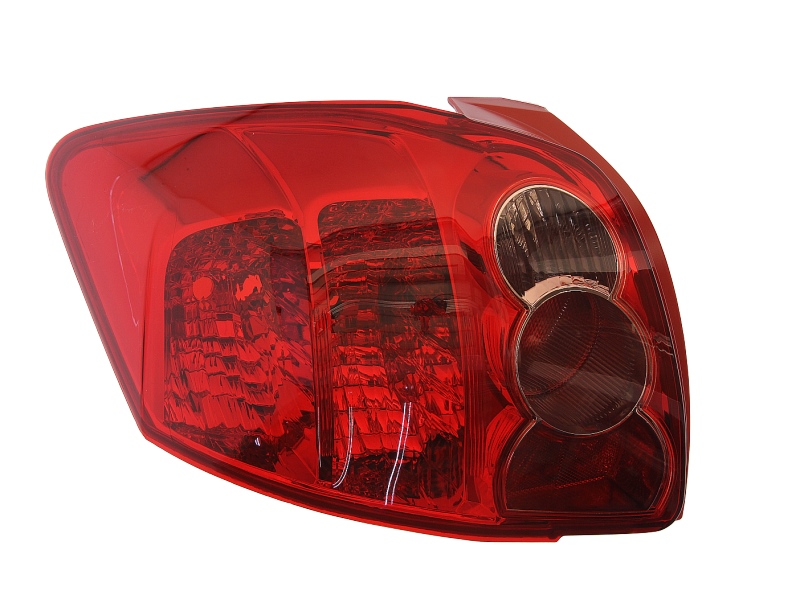 Achterlicht Links (W16W/W21W/W5W/WY21W, kleur indicator wit, kleur van het glas red) past: TOYOTA AURIS E15 Hatchback 3/5D 03.07-09.12