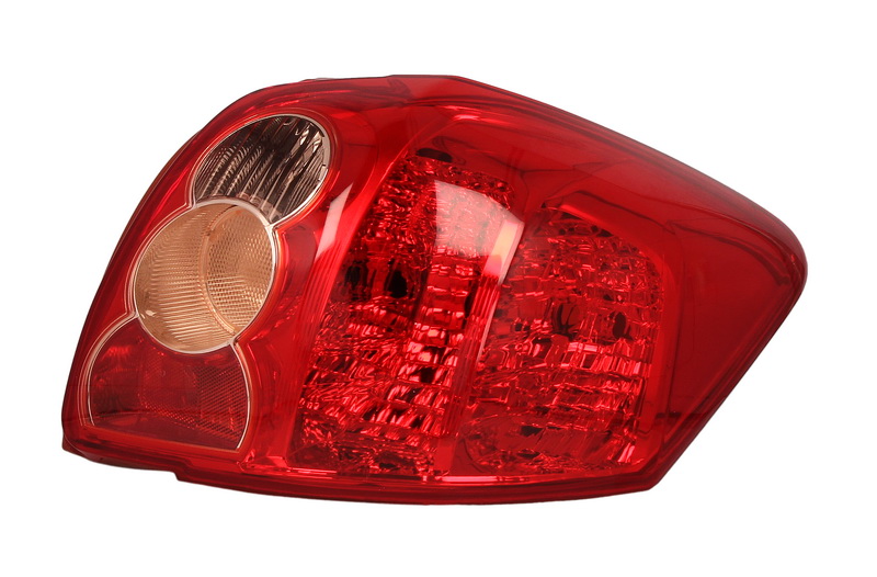 Achterlicht Rechts (W16W/W21W/W5W/WY21W, kleur indicator wit, kleur van het glas red) past: TOYOTA AURIS E15 Hatchback 3/5D 03.07-09.12