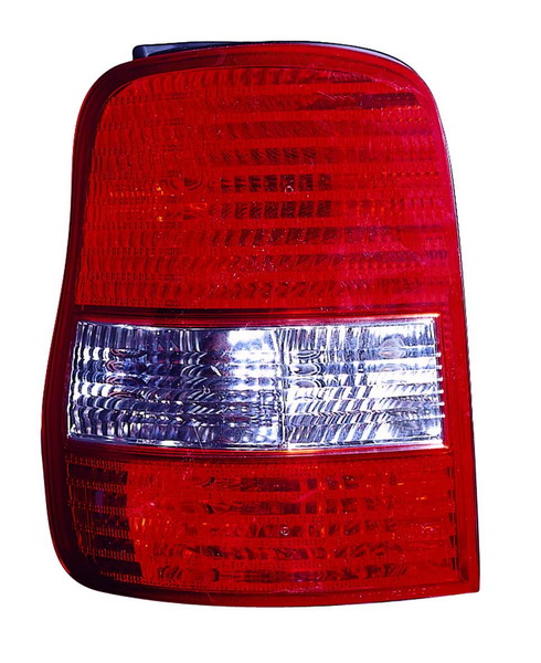 Achterlicht Links (P21/5W/P21W, kleur indicator wit, kleur van het glas red) past: KIA CARNIVAL II Oversize lichaam 10.01-06.06