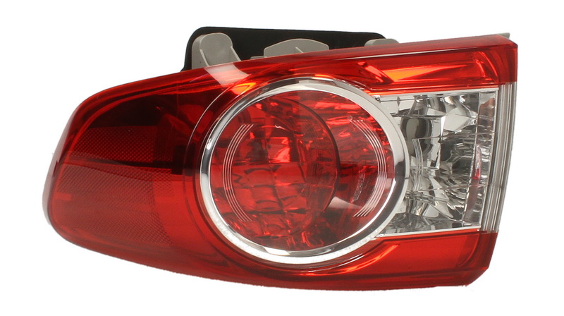 Achterlicht Rechts (extern, kleur indicator wit, kleur van het glas red) past: TOYOTA COROLLA SDN E15 4D 06.10-12.13